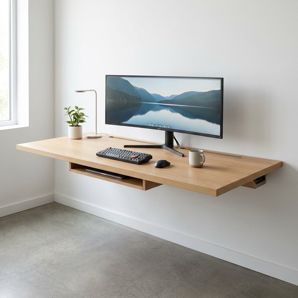bureau propre sans cables avec organisation cable management sans percer